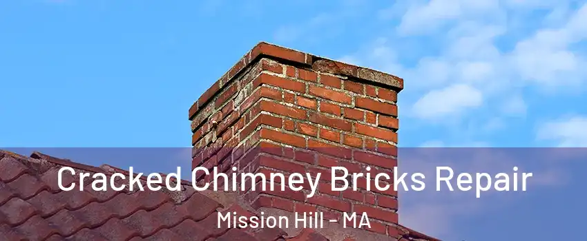 Cracked Chimney Bricks Repair Mission Hill - MA