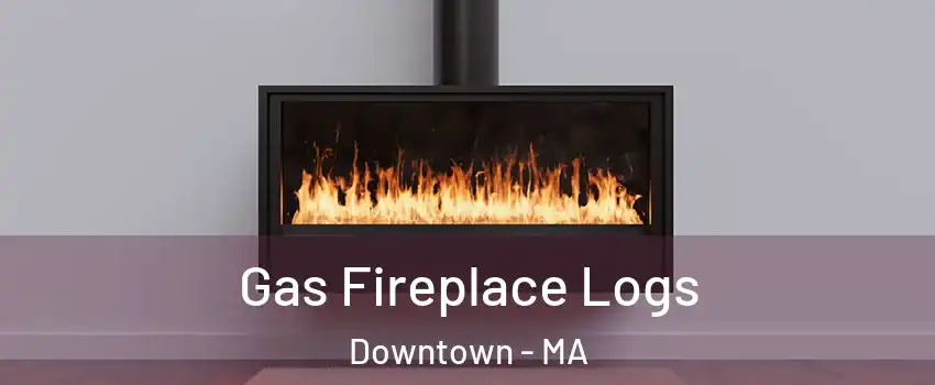 Gas Fireplace Logs Downtown - MA