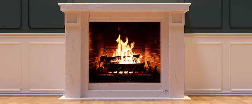 Decorative Electric Fireplace Installation in Hyde Park, Massachusetts