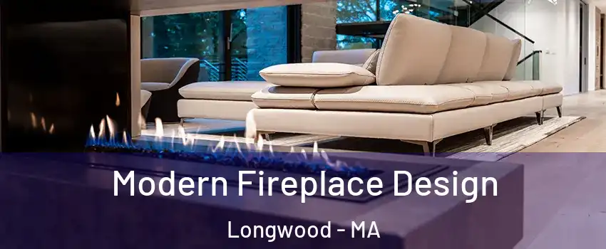 Modern Fireplace Design Longwood - MA