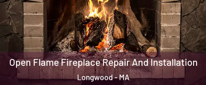 Open Flame Fireplace Repair And Installation Longwood - MA